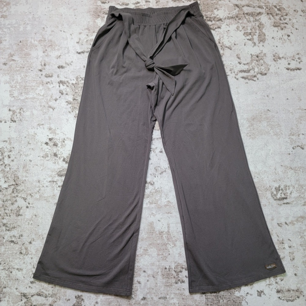NWOT Matilda Jane Warm Welcome Pants Good Heart Collection Gray Wide Leg XL